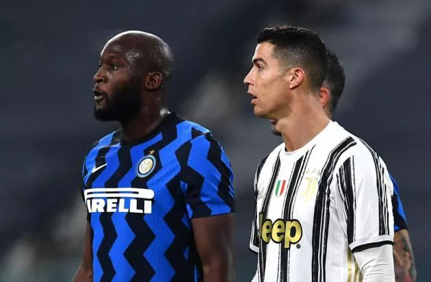 Romelu Lukaku and Ronaldo Serie A