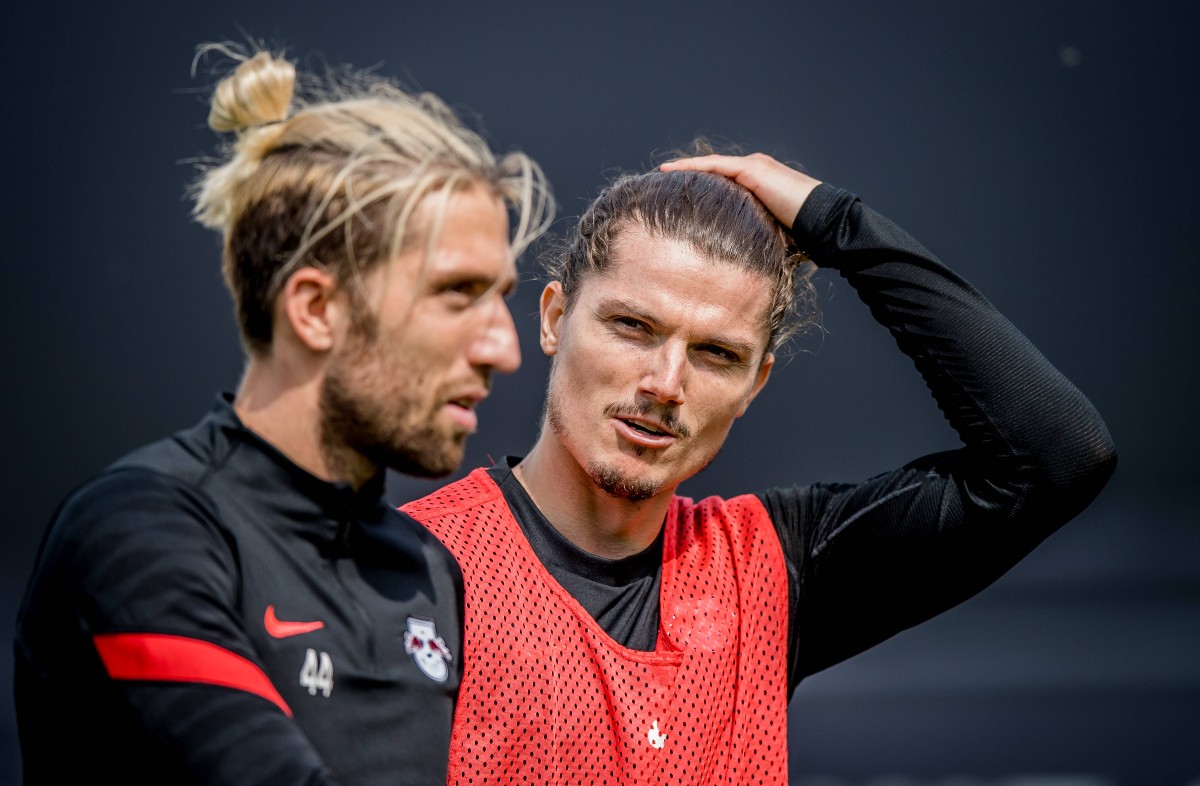 Sabitzer RB Leipzig training session