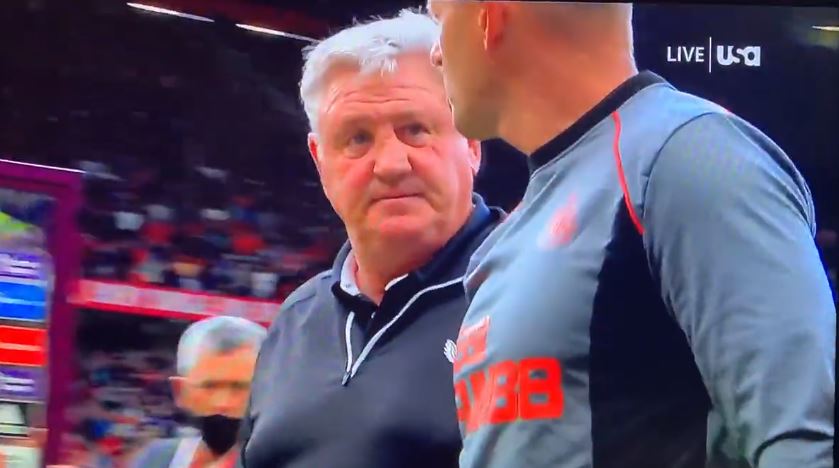 Sad Steve Bruce