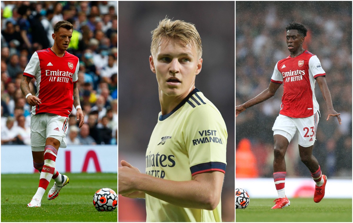 White Odegaard Lokonga Arsenal