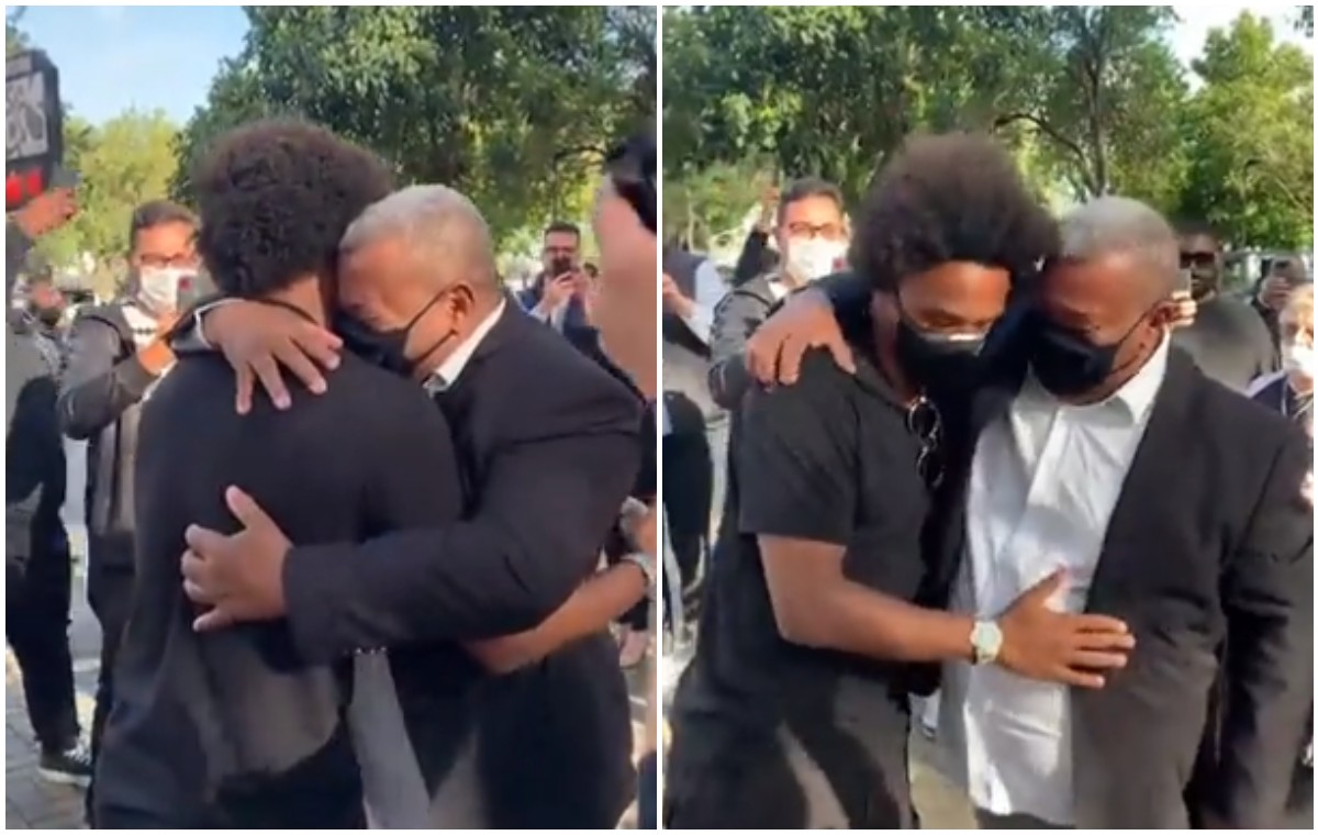 Willian father hug video