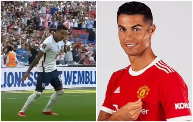 lingard ronaldo celebration