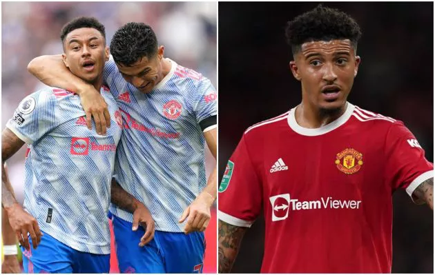 lingard ronaldo sancho manchester united