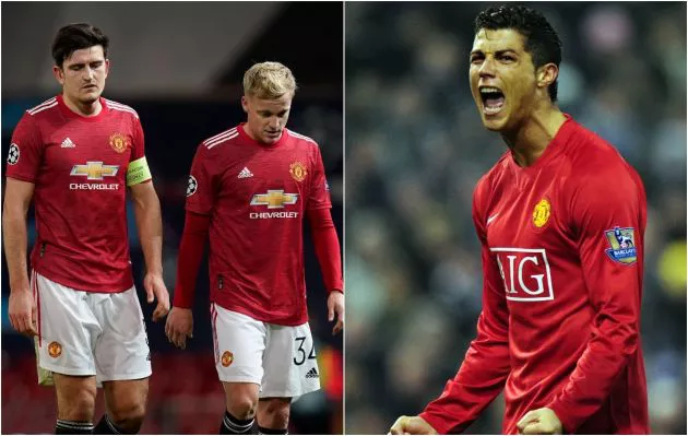 maguire van de beek ronaldo