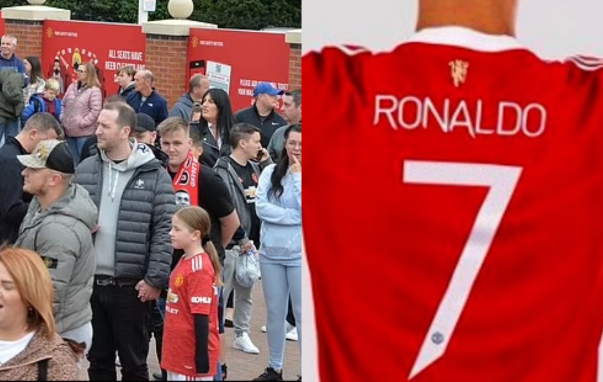 ronaldo 7 shirt queue