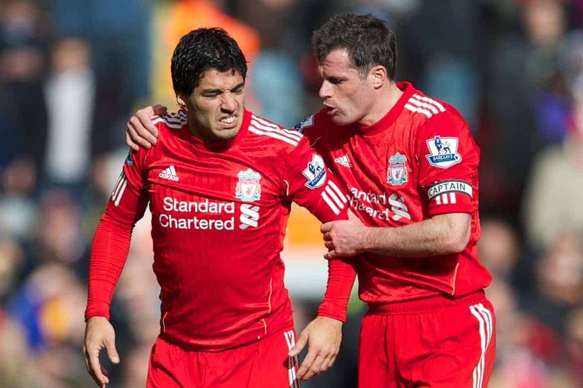 suarez and carragher liverpool