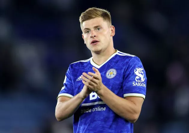 Harvey Barnes of Leicester City