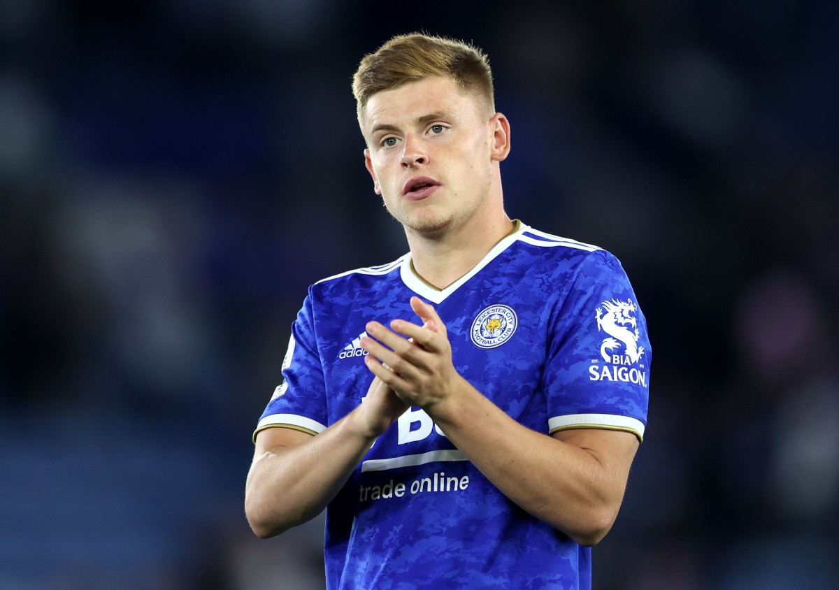 Harvey Barnes of Leicester City
