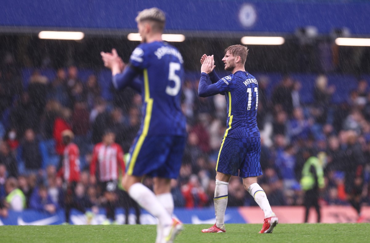 Jorginho Timo Werner Chelsea vs Southampton 2021