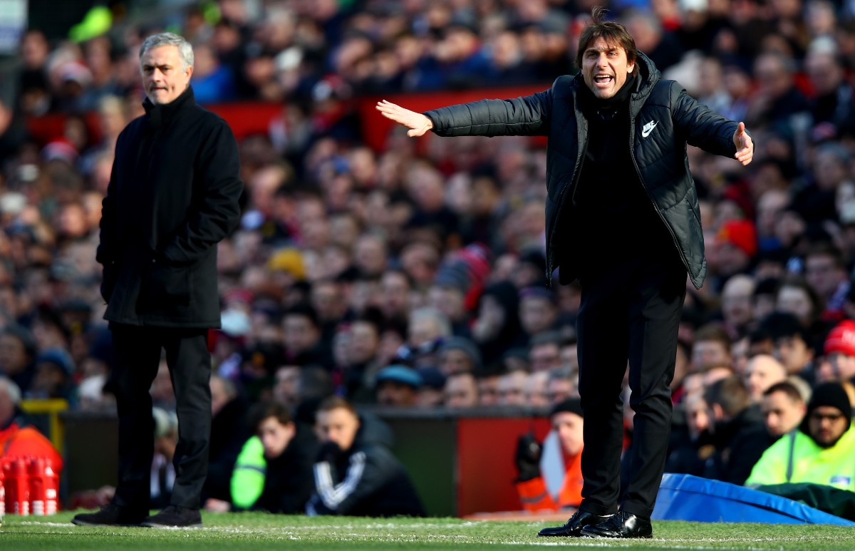 Jose Mourinho and Antonio Conte Premier League