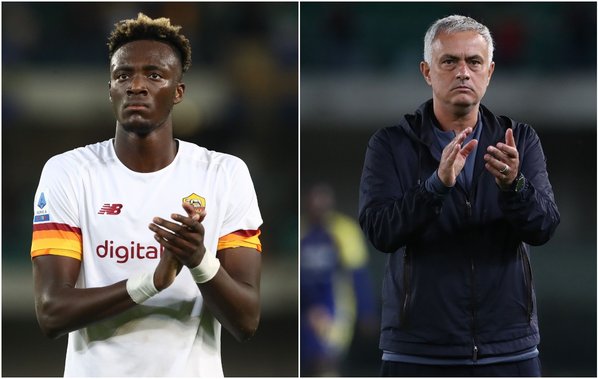 Roma Tammy Abraham Jose Mourinho