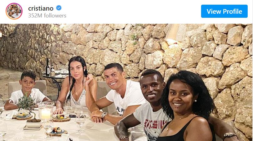 The Ronaldo and Semedo famalies