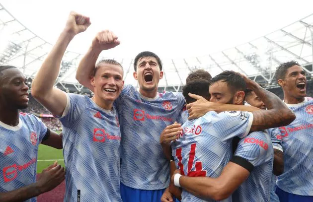 Wan-Bissaka McTominay Maguire Fernandes Varane Man Utd