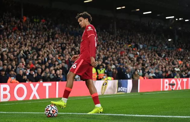 leeds vs liverpool trent alexander-arnold