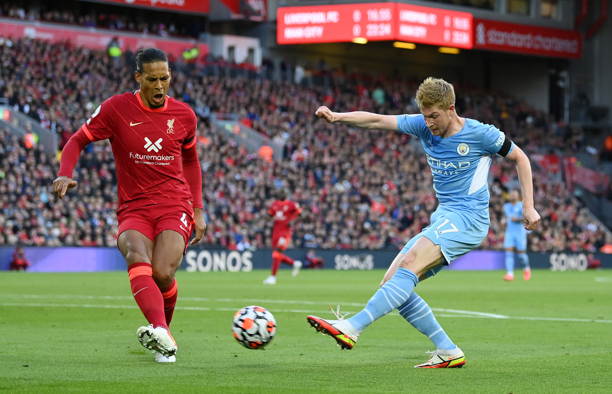 kevin de bruyne man city virgil van dijk liverpool