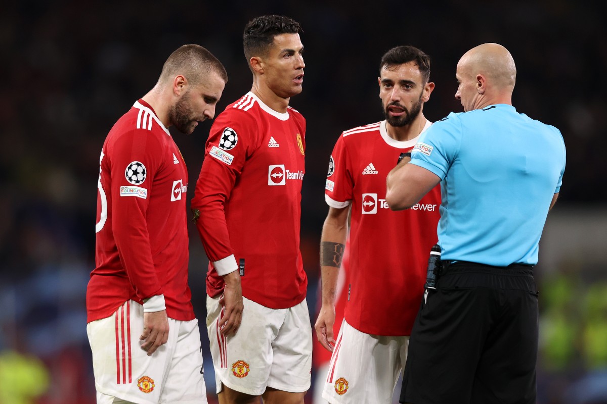 shaw ronaldo fernandes man utd atalanta