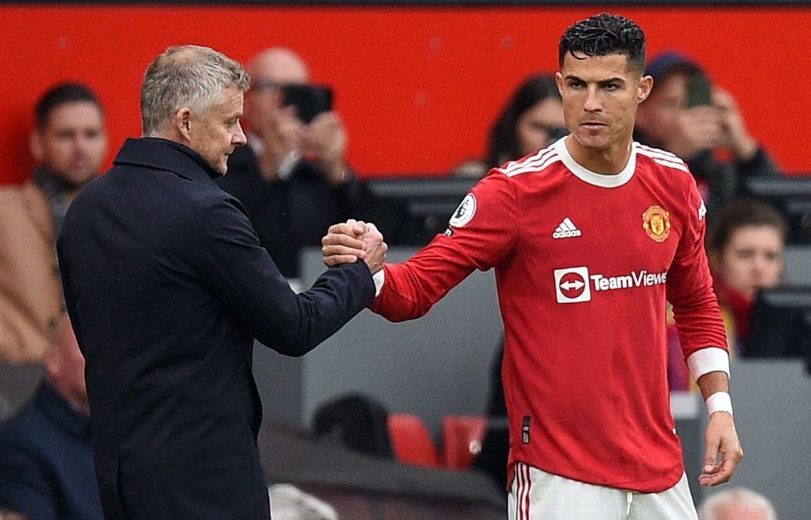 solskjaer and ronaldo man utd 1-1 everton solskjaer and ronaldo man utd 1-1 everton