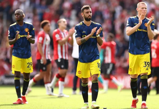 southampton man utd wan-bissaka fernandes mctominay