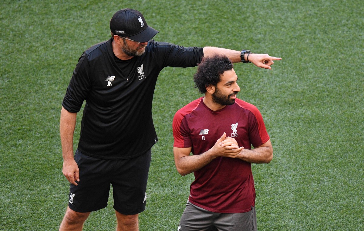 klopp and salah
