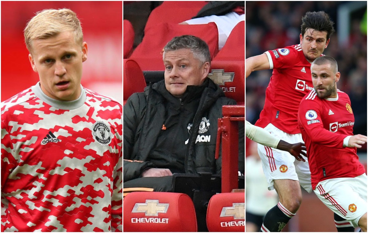 van de beek solskjaer shaw maguire man united