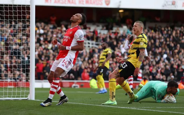 Aubameyang Arsenal Watford