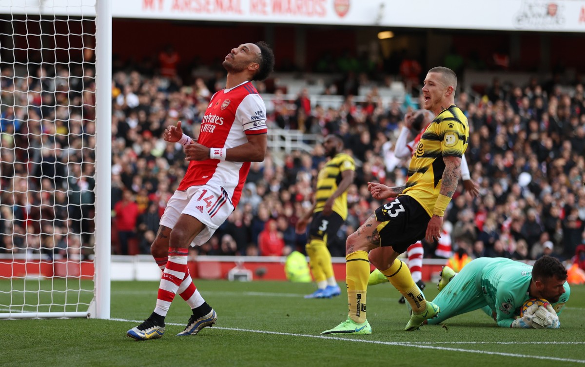 Aubameyang Arsenal Watford
