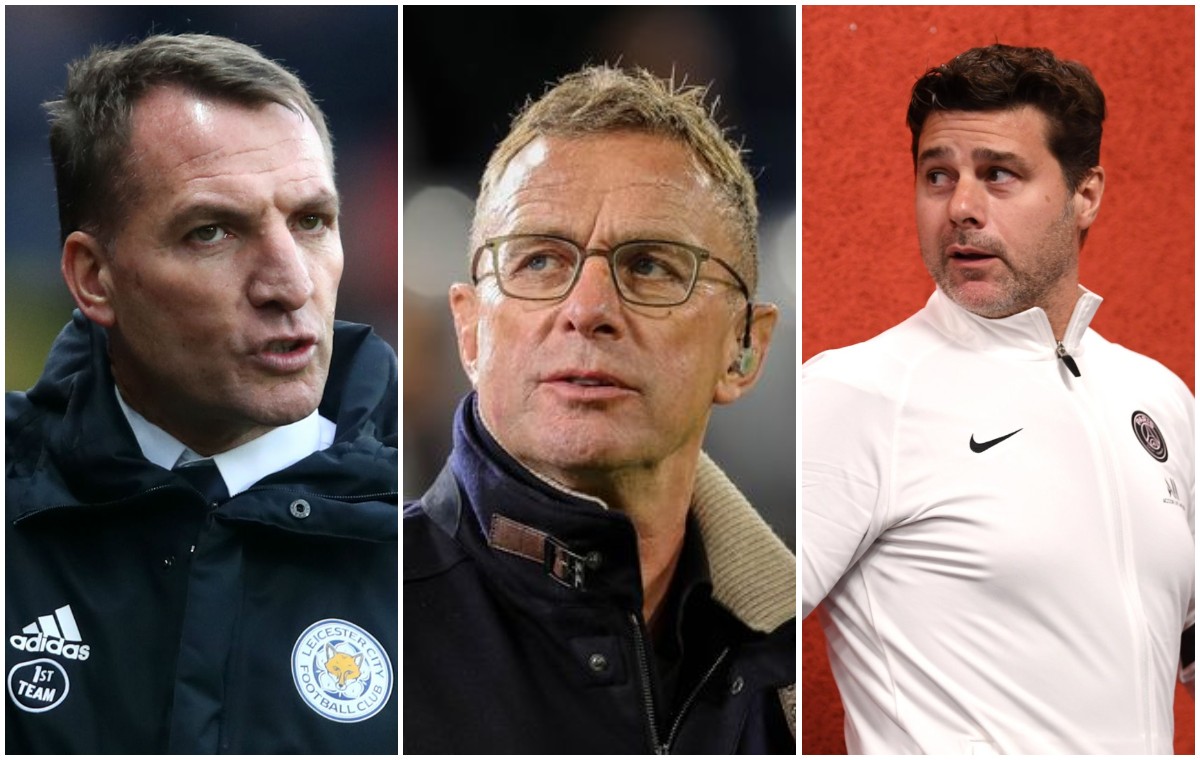 Brendan Rodgers Ralf Rangnick Mauricio Pochettino