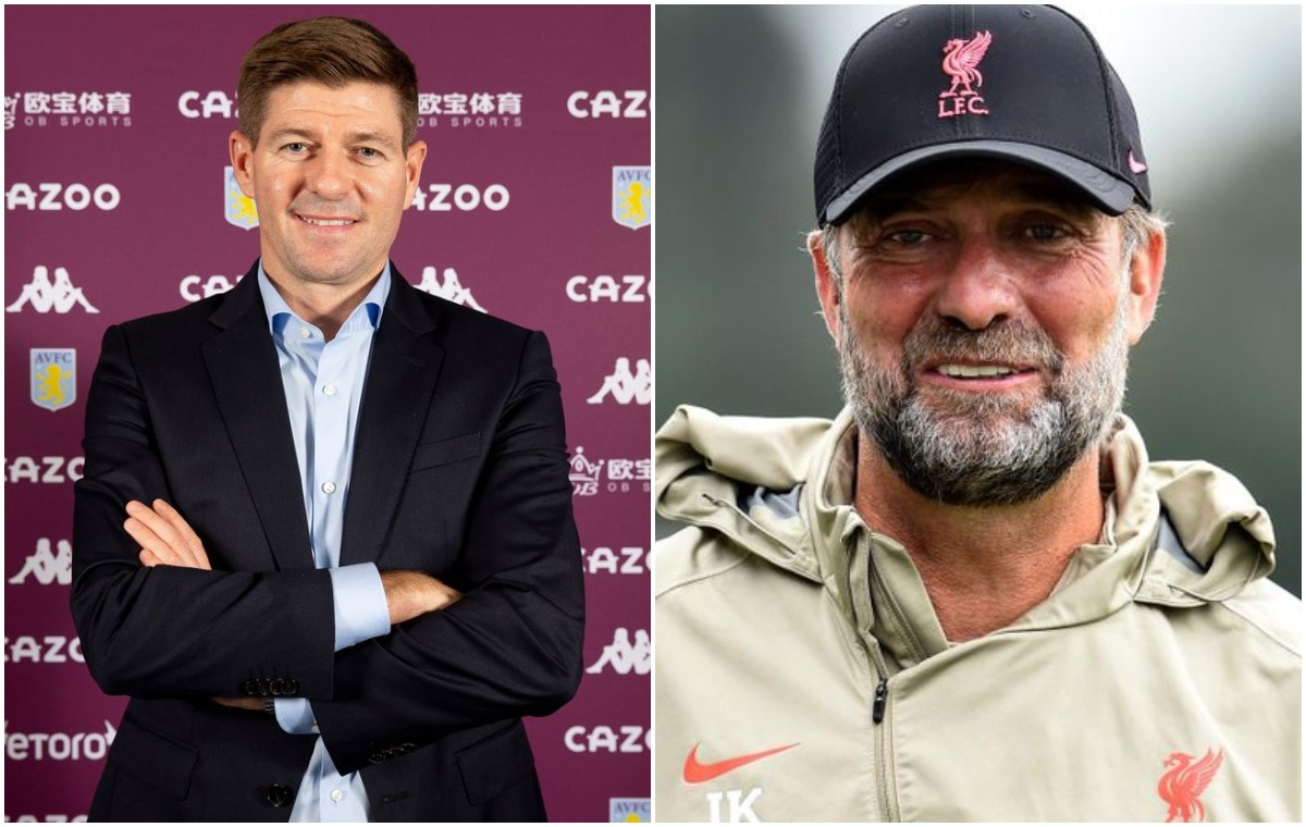 Gerrard Aston Villa Klopp Liverpool