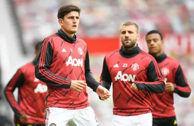 Harry Maguire Luke Shaw Mason Greenwood Manchester United