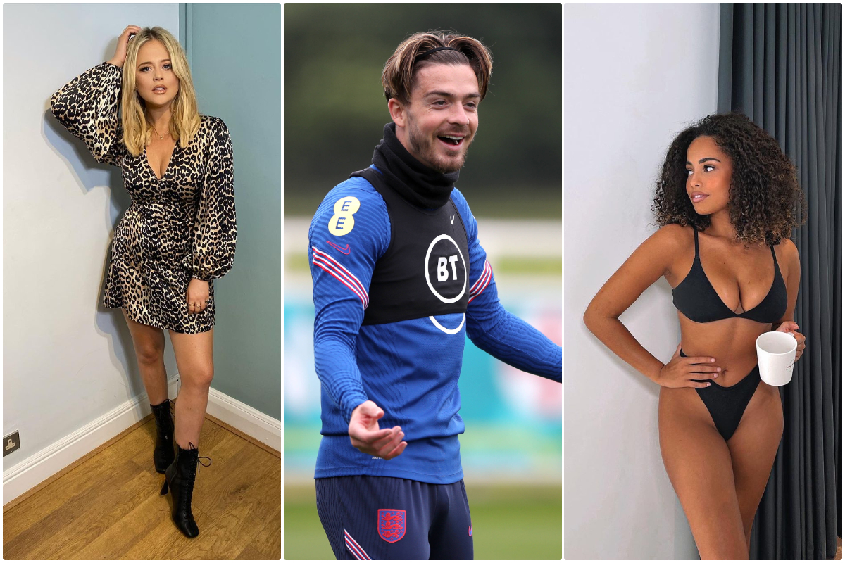 Jack Grealish, Emily Atack and Amber Gill (Love Island)