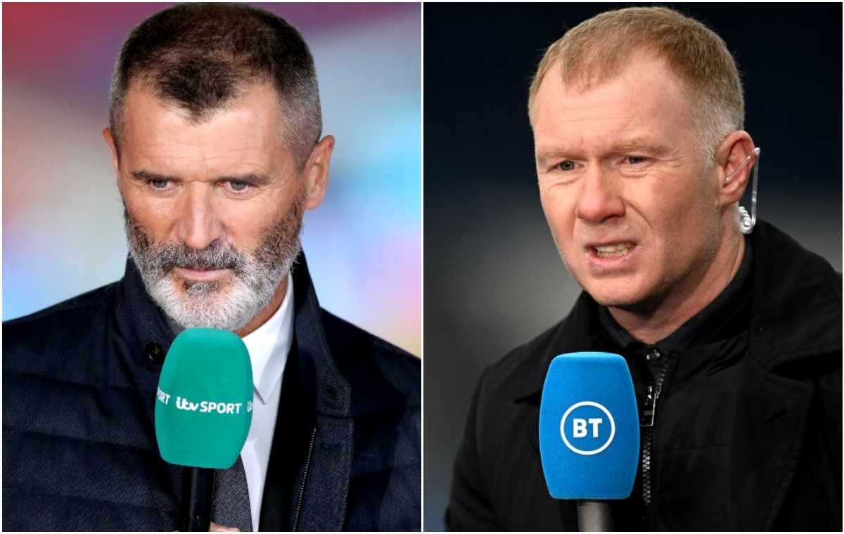 Keane Scholes as pundits