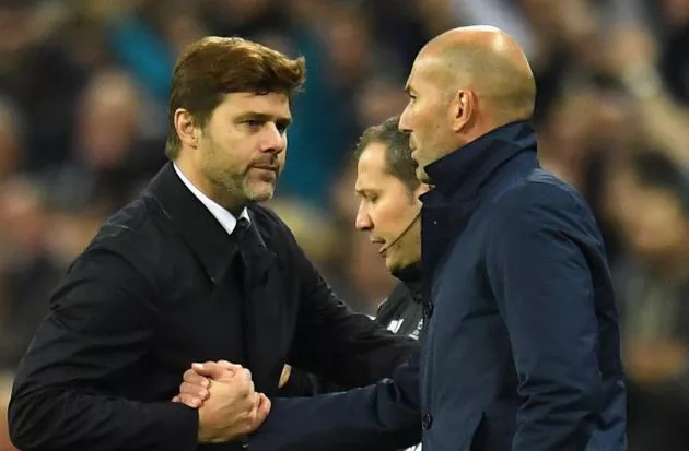 Mauricio Pochettino and Zinedine Zidane