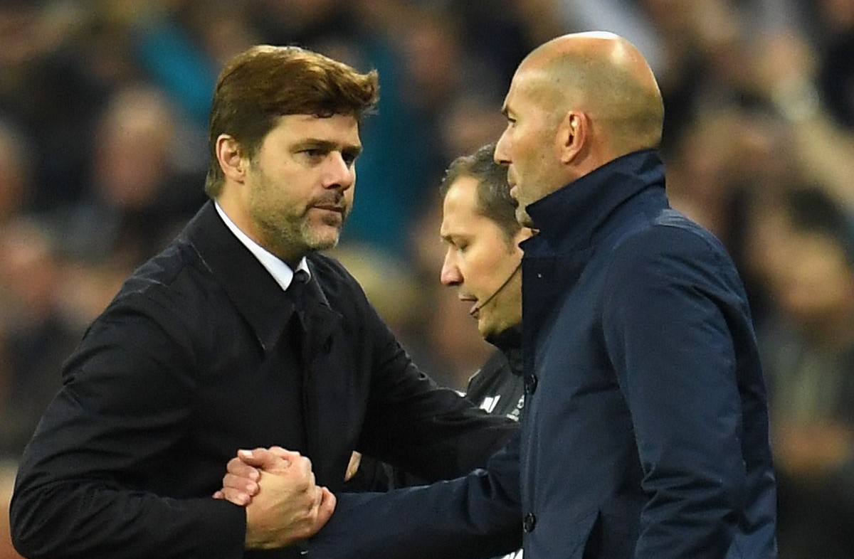 Mauricio Pochettino and Zinedine Zidane