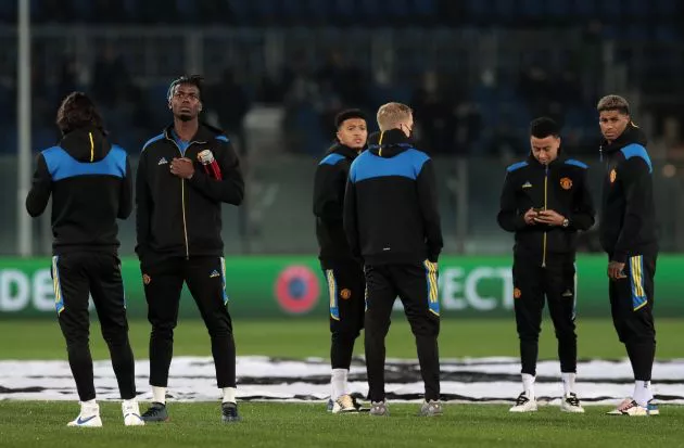 Pogba Sancho Van de Beek Lingard Rashford Man Utd