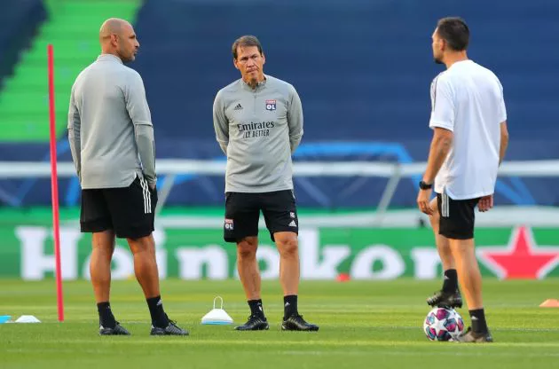 Rudi Garcia Lyon training