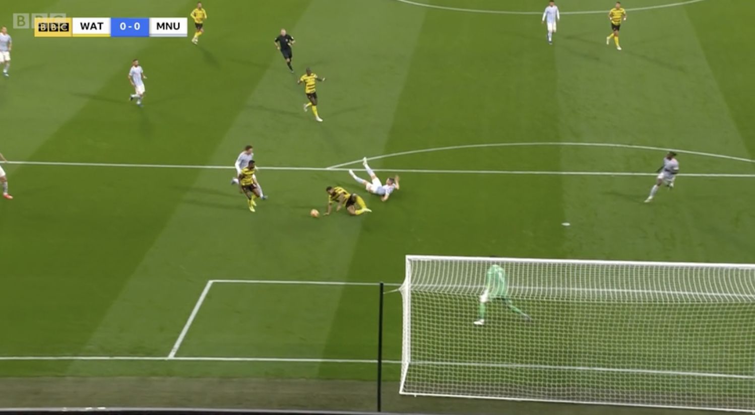 Penalty incident in Watford vs Man Utd