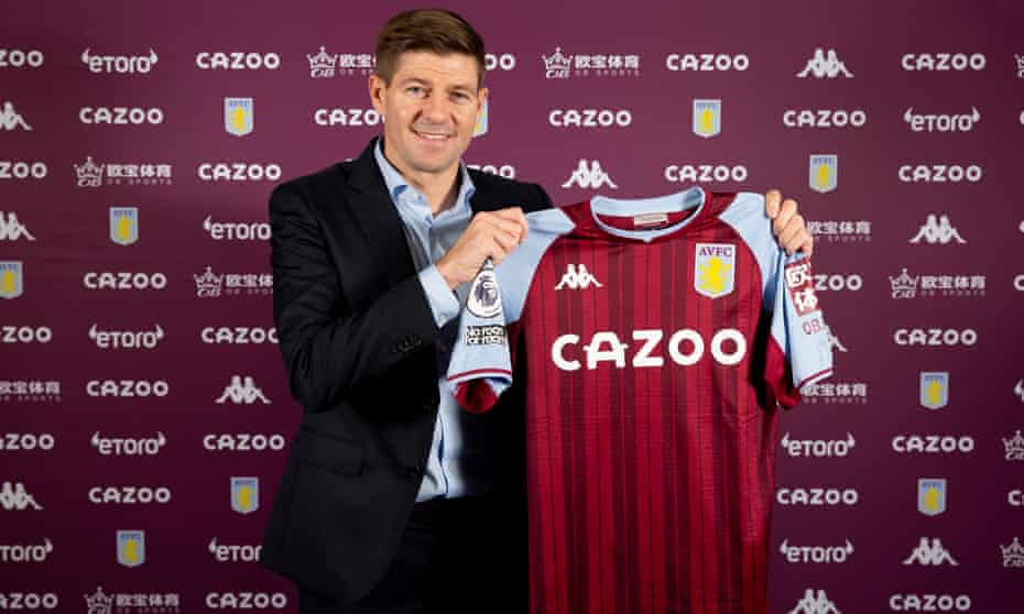 gerrard aston villa shirt
