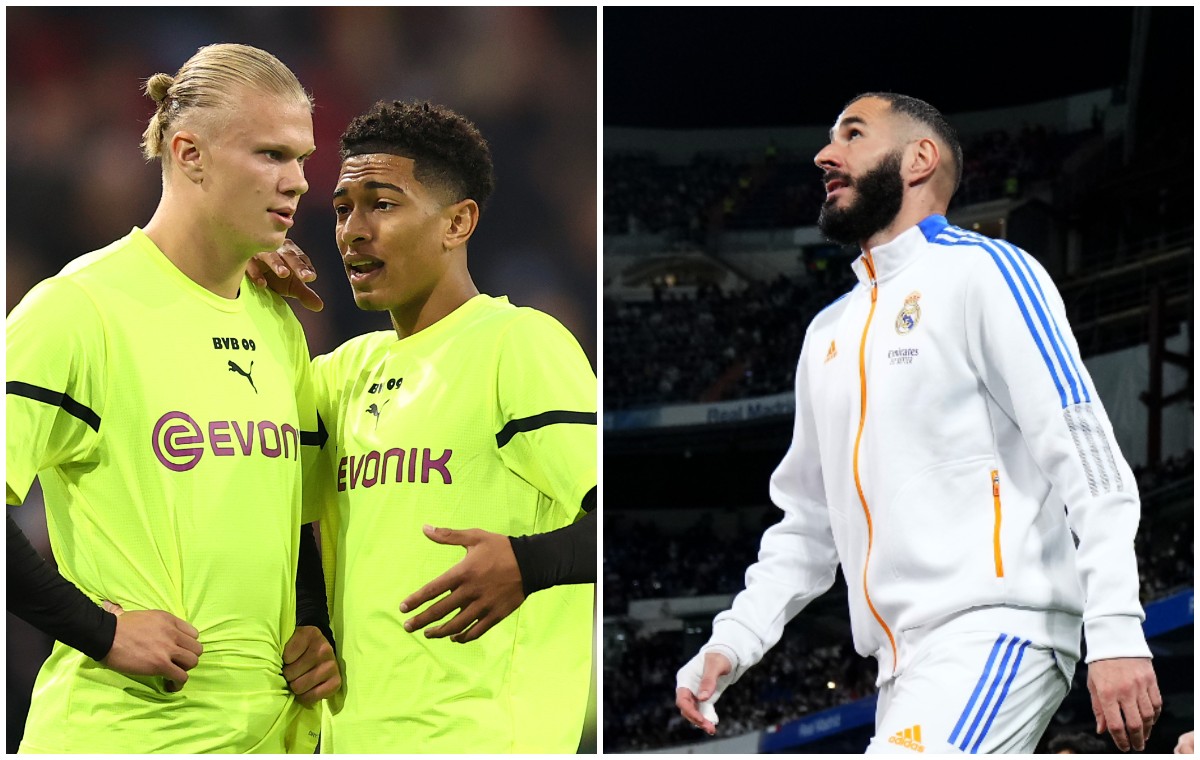 haaland bellingham benzema