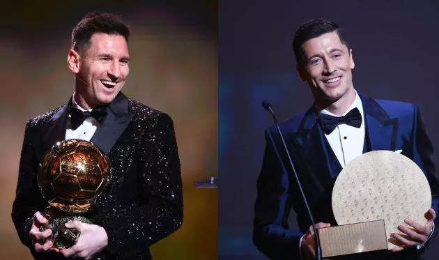 messi lewandowski