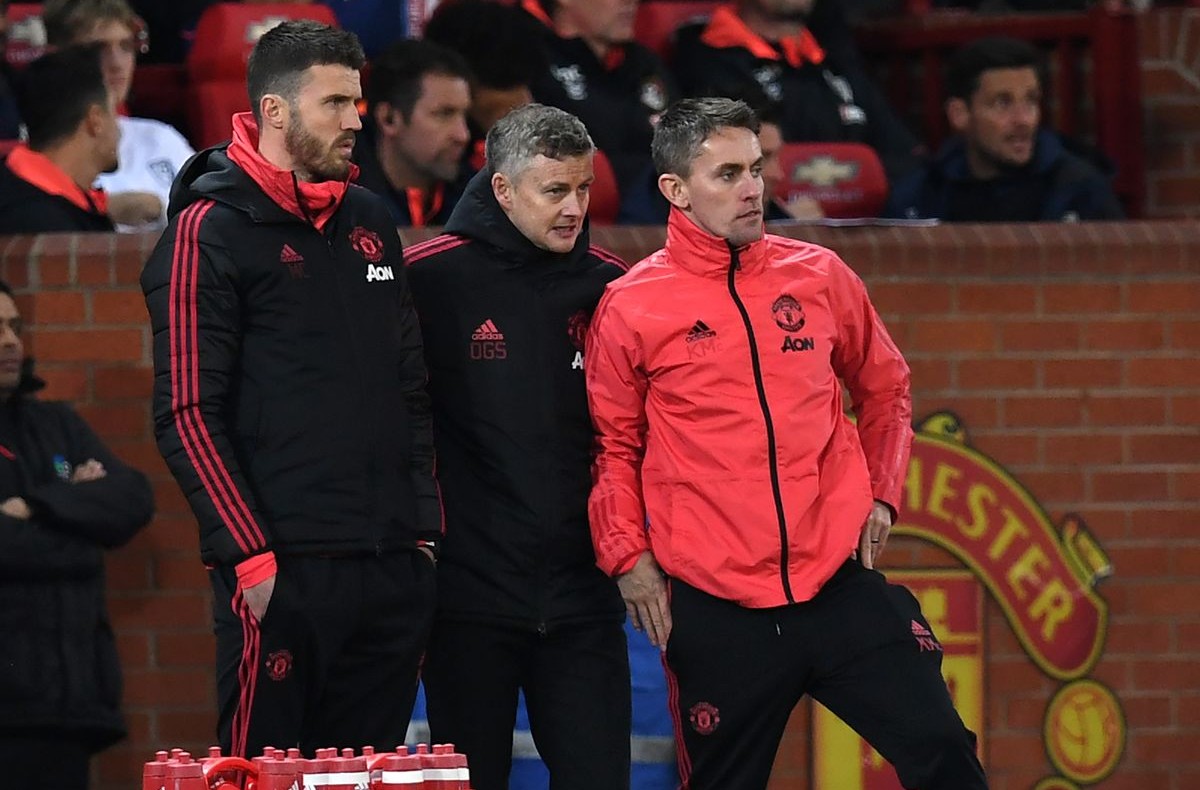 man united solskjaer carrick mckenna