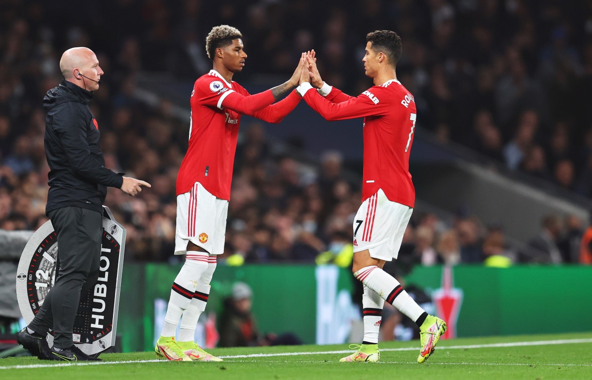 marcus rashford cristiano ronaldo man united