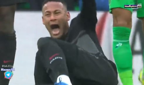 neymar screaming