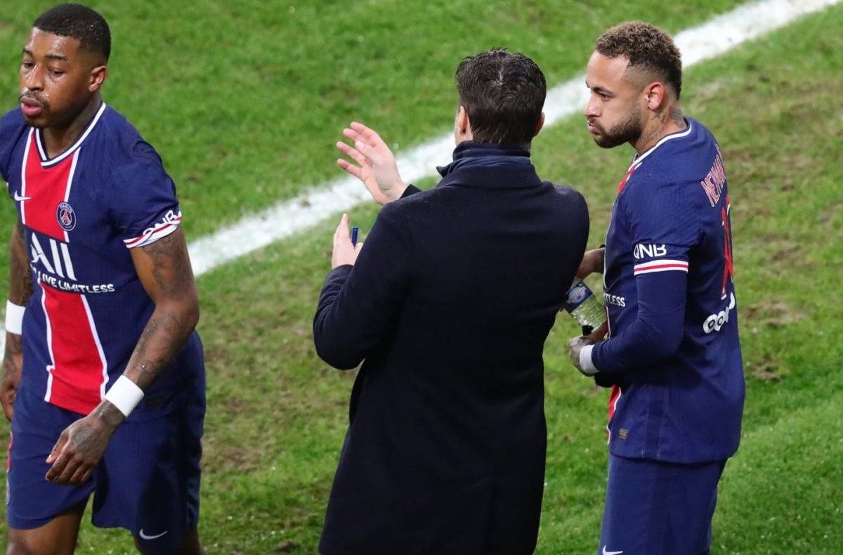 psg pochettino and neymar