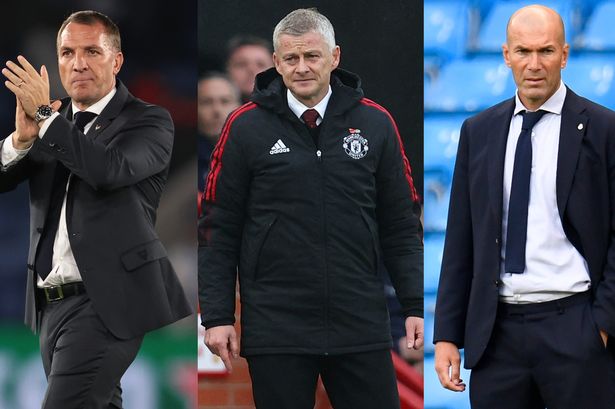 rodgers solskjaer zidane