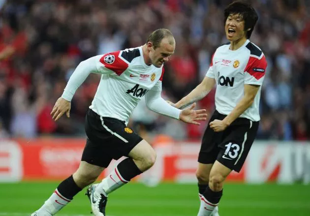 rooney park man utd ucl