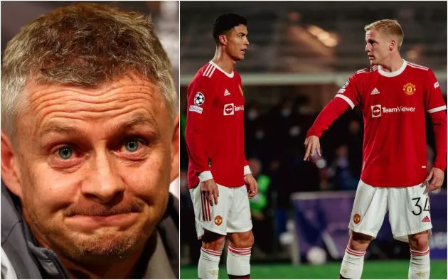 solskjaer man utd ronaldo van de beek