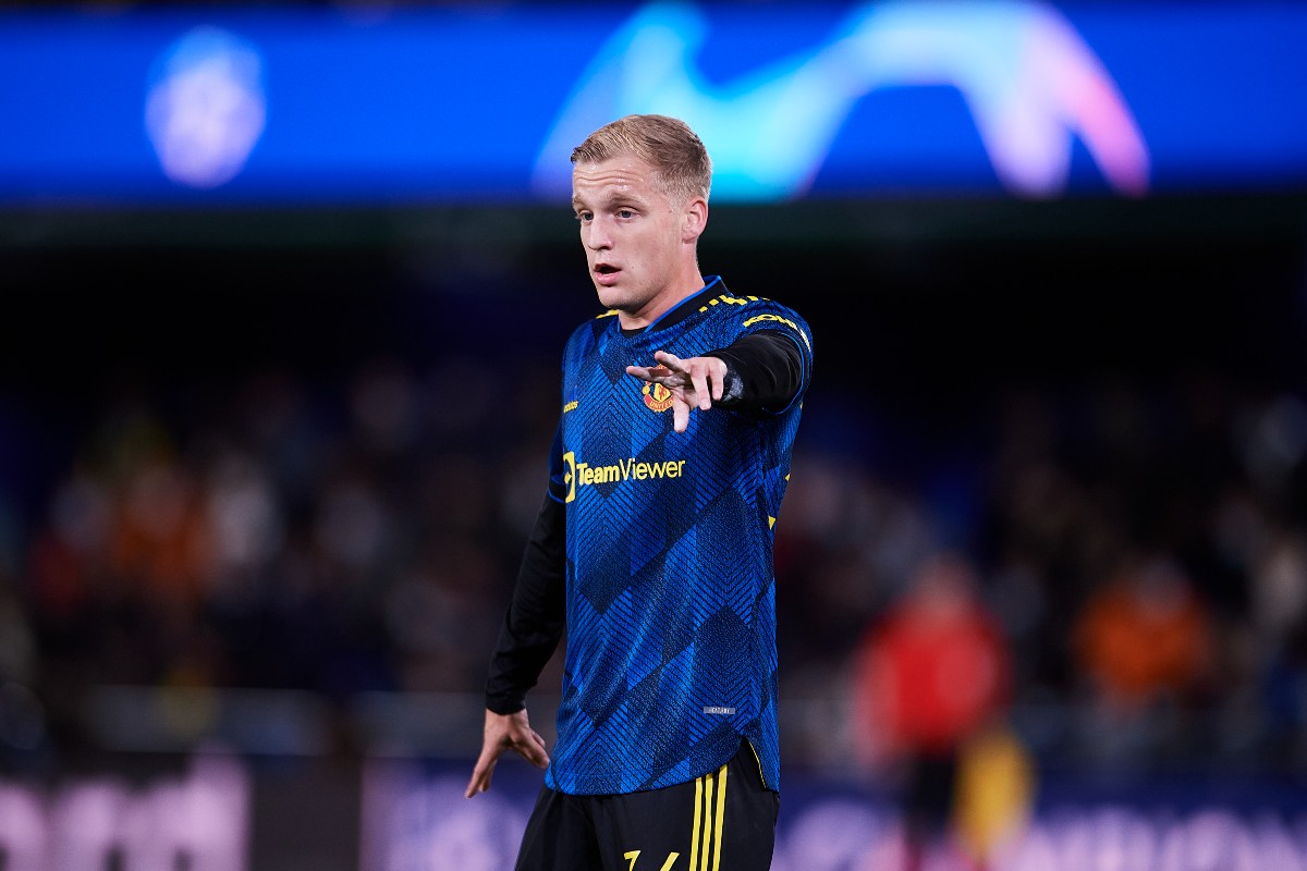 van de beek man united villarreal