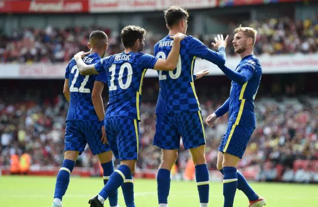 ziyech pulisic havertz werner chelsea