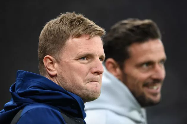 Eddie Howe during Newcastle vs Man United