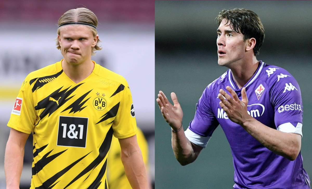 Erling Haaland Dusan Vlahovic